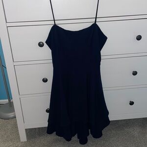 Navy blue Lovely Day tie back dress
